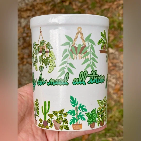 Handpainted Planty Mug - Picture 7 of 8